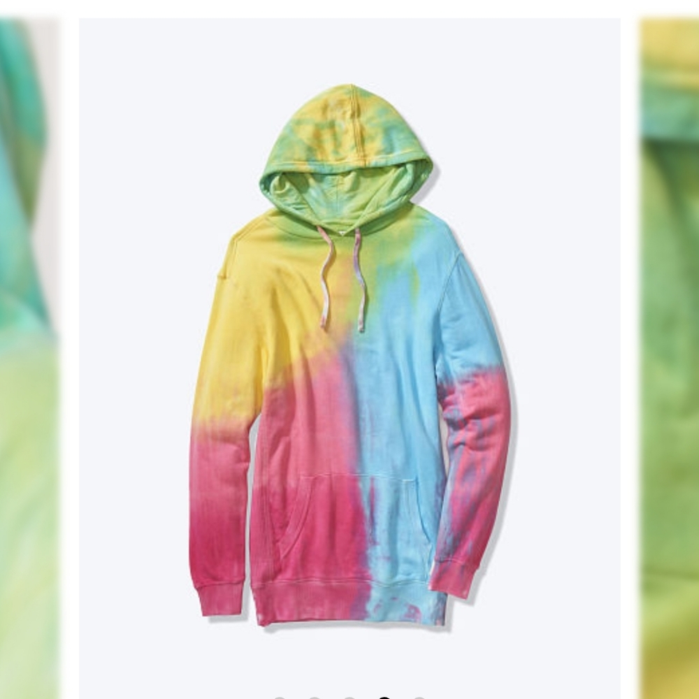 VS PINK SPIRITUAL GANGSTER X PINK COLLAB HOODIE DRESS - Picture 6 of 9